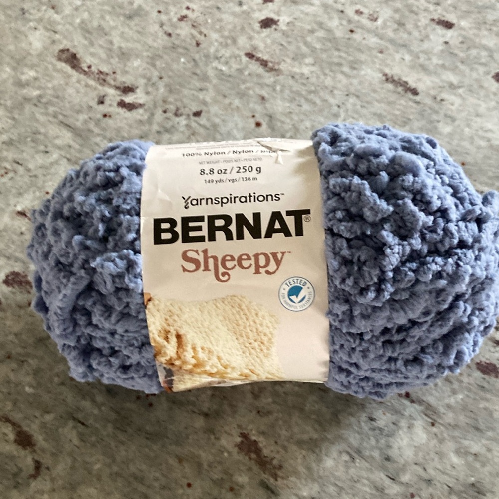 Bernat Sheepy Yarn color Juniper.  1 skein.